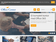 Tablet Screenshot of office-center.no